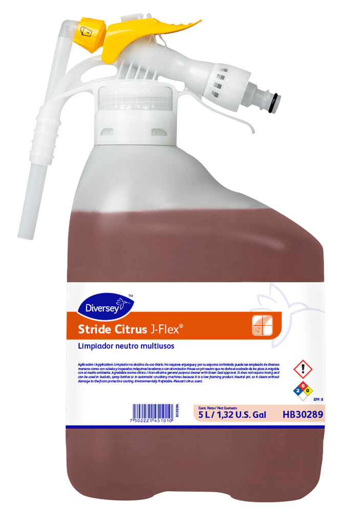 Stride® Citrus HC Neutral Cleaner 5L - Limpiador Neutro Olor a Cítricos